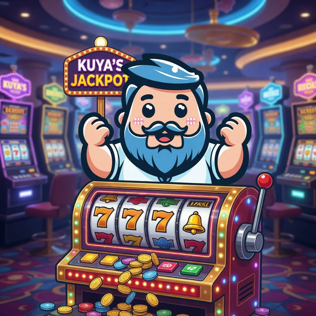 KuyaPlay brand imagery showing a polished gold logo mark against a dark premium background with subtle light streaks and abstract geometric accents conveying trust and authority